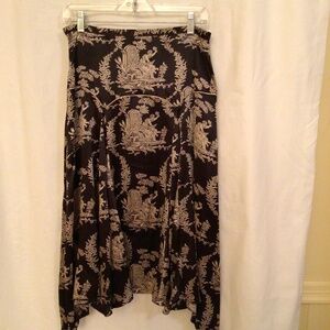 Studio Black Silk Taile Skirt